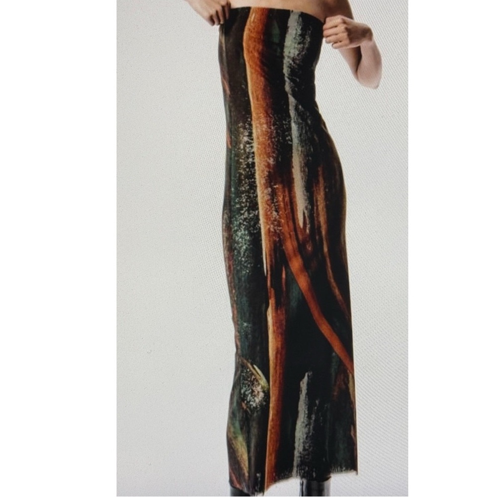 Zara Multicolor Abstract Dress